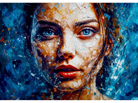 Puzzle 1000 piese Enjoy – Icy Gaze [1]