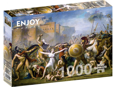 Puzzle 1000 piese - Puzzle 1000 piese Enjoy – Jacques-Louis David: The Intervention of the Sabine Women