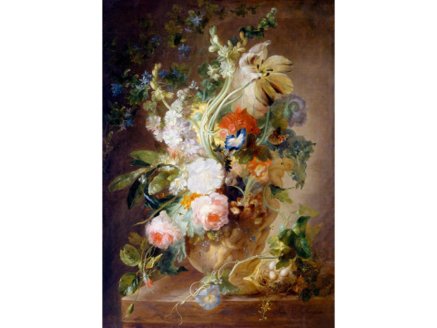 Puzzle 1000 piese Enjoy – Jan van Huysum: Vase with Flowers [1]