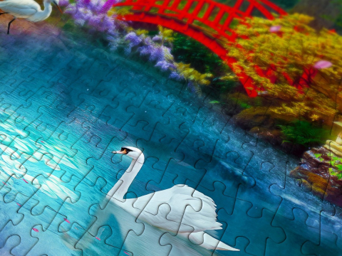 Puzzle 1000 piese Enjoy – Japanese Garden [4]