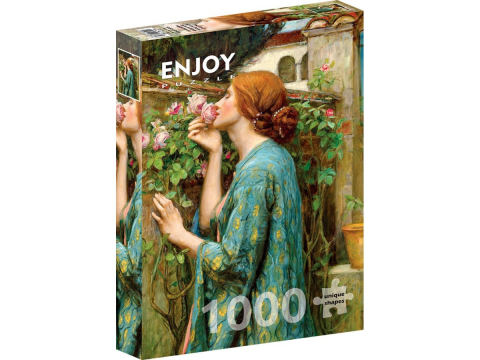Puzzle - Puzzle 1000 piese Enjoy – John William Waterhouse: The Soul of the Rose
