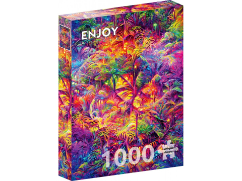 Puzzle - Puzzle 1000 piese Enjoy – Jungle Tapestry
