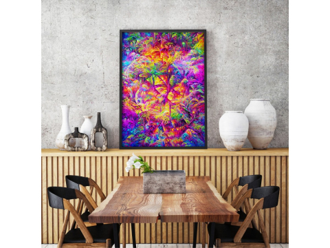 Puzzle 1000 piese Enjoy – Jungle Tapestry [5]