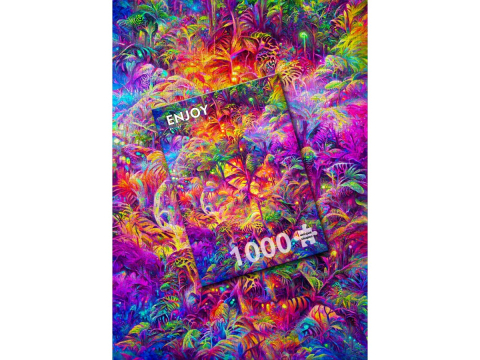 Puzzle 1000 piese Enjoy – Jungle Tapestry [3]