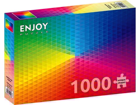 Puzzle - Puzzle 1000 piese Enjoy – Kaleidoscopic Rainbow