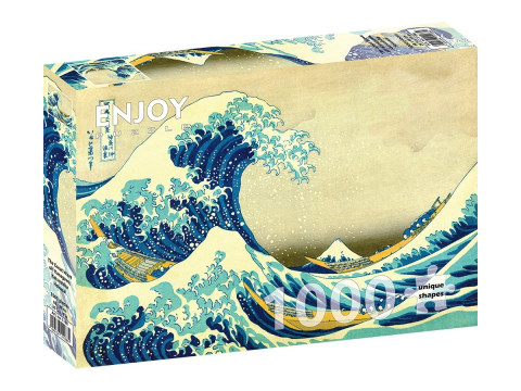 Puzzle - Puzzle 1000 piese Enjoy – Katsushika Hokusai: The Great Wave off Kanagawa