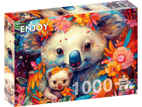 Puzzle - Puzzle 1000 piese Enjoy – Koala Kuddles