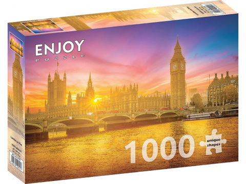 Puzzle 1000 piese - Puzzle 1000 piese Enjoy – London on Fire
