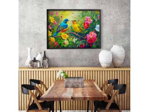 Puzzle 1000 piese Enjoy – Lovebirds Duet [5]