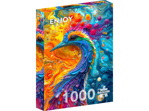 Puzzle - Puzzle 1000 piese Enjoy – Marble Feathers