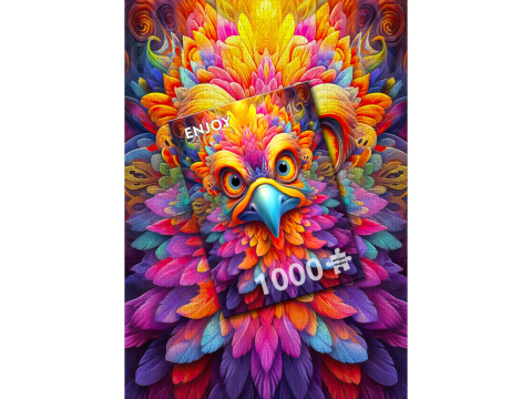 Puzzle 1000 piese Enjoy – Meet My Gaze [3]