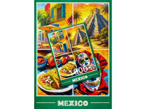 Puzzle 1000 piese Enjoy – Mexico [3]