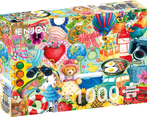 Puzzle 1000 piese - Puzzle 1000 piese Enjoy – Miscellaneous Medley
