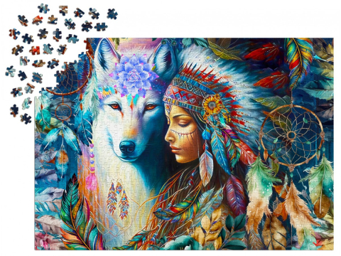 Puzzle 1000 piese Enjoy – Native Princess [2]