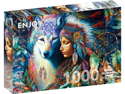Puzzle - Puzzle 1000 piese Enjoy – Native Princess