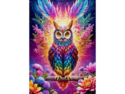 Puzzle 1000 piese Enjoy – Neon Owl [1]