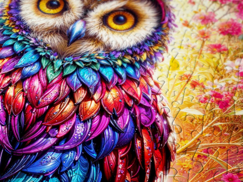 Puzzle 1000 piese Enjoy – Neon Owl [4]