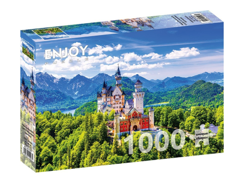 Puzzle - Puzzle 1000 piese Enjoy – Neuschwanstein Castle in Summer, Germany