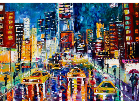 Puzzle 1000 piese Enjoy – New York Lights [1]
