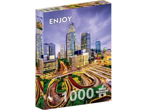 Puzzle - Puzzle 1000 piese Enjoy – Nishi-Shinjuku District Tokyo