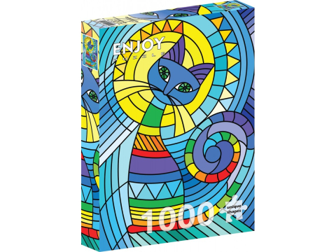 Puzzle 1000 piese - Puzzle 1000 piese ENJOY – Ornamental Cat (Enjoy-2121)