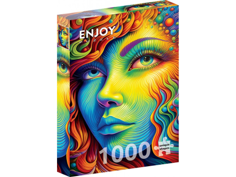 Puzzle - Puzzle 1000 piese Enjoy – Painted Lady