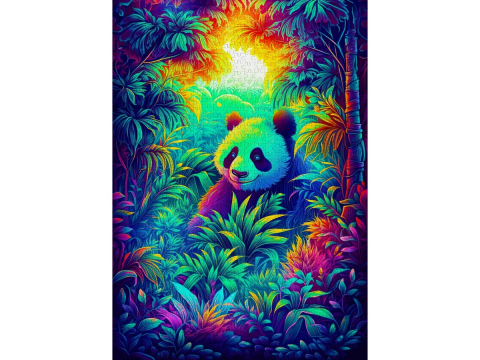 Puzzle 1000 piese Enjoy – Panda Corner [1]