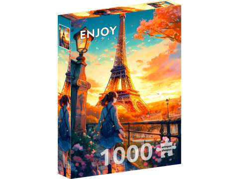 Puzzle - Puzzle 1000 piese Enjoy – Parisian Wanderlust