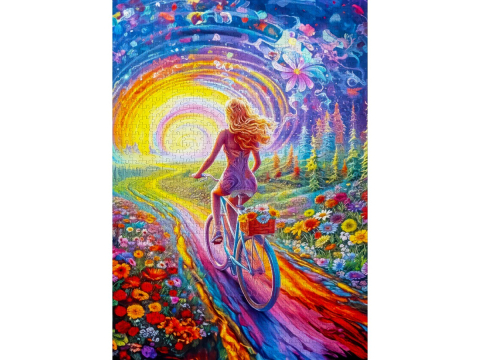 Puzzle 1000 piese Enjoy – Pedals to Freedom [1]