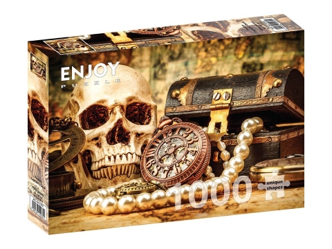 Puzzle - Puzzle 1000 piese Enjoy – Pirates Captain’s Desk