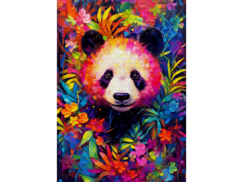 Puzzle 1000 piese Enjoy – Playful Panda Cub [1]