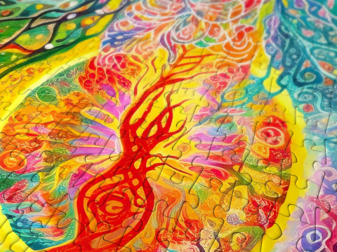 Puzzle 1000 piese Enjoy – Rainbow Epicenter [4]