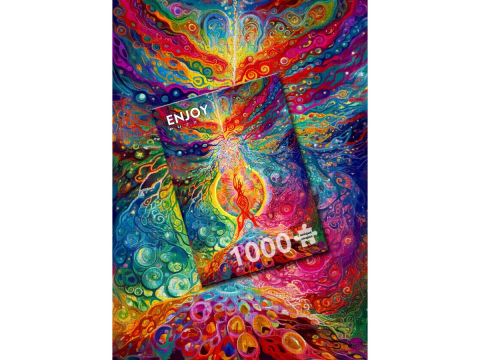 Puzzle 1000 piese Enjoy – Rainbow Epicenter [3]