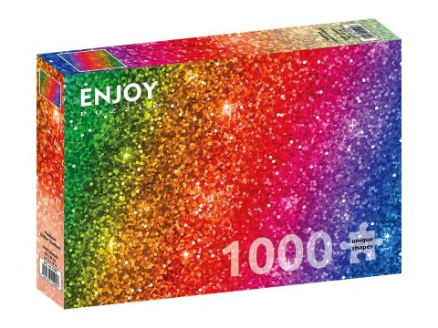 Puzzle - Puzzle 1000 piese Enjoy – Rainbow Glitter Gradient