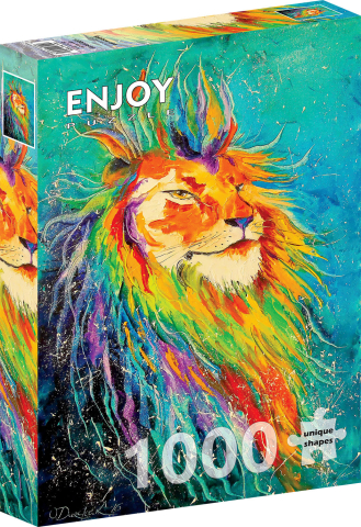 Puzzle 1000 piese - Puzzle 1000 piese Enjoy – Rainbow Lion