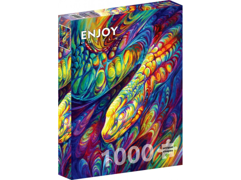 Puzzle - Puzzle 1000 piese Enjoy – Rainbow Snake