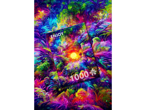 Puzzle 1000 piese Enjoy – Rainbow Tropic [3]