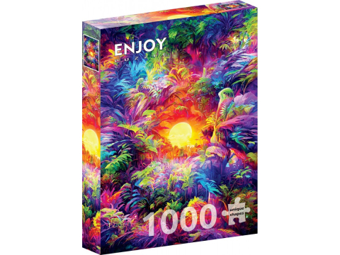 Puzzle - Puzzle 1000 piese Enjoy – Rainbow Tropic