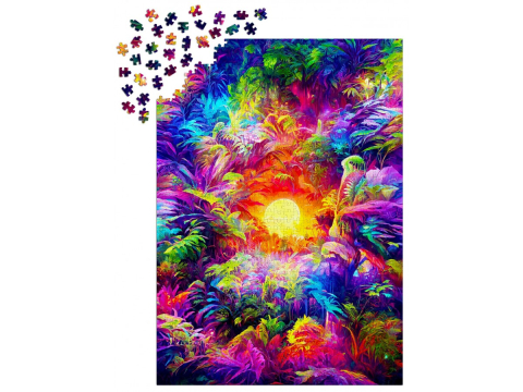 Puzzle 1000 piese Enjoy – Rainbow Tropic [2]