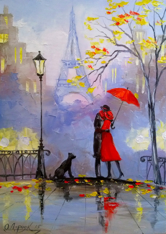Puzzle 1000 piese Enjoy – Rainy Day in Paris [1]