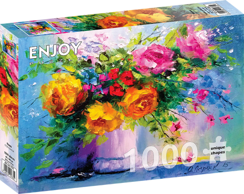 Puzzle 1000 piese - Puzzle 1000 piese Enjoy – Roses