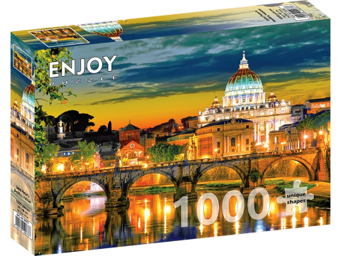 Puzzle - Puzzle 1000 piese Enjoy – Saint Peter’s Basilica, Vatican