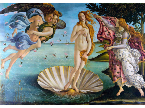 Puzzle 1000 piese Enjoy – Sandro Botticelli: The Birth of Venus [1]