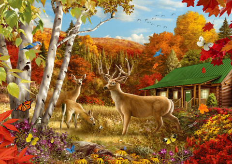 Puzzle 1000 piese Enjoy – Somewhere in a Field [1]