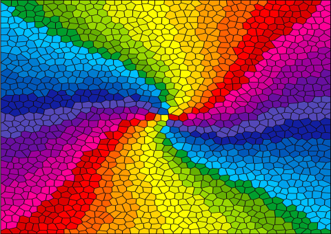 Puzzle 1000 piese Enjoy – Stained Glass Rainbow Burst [1]