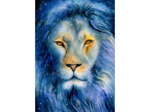 Puzzle 1000 piese Enjoy – Starry Lion [1]