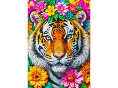 Puzzle 1000 piese Enjoy – Stripes and Blooms [1]