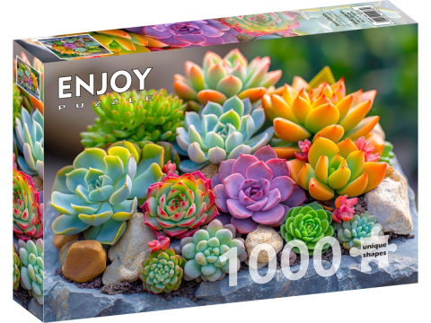 Puzzle 1000 piese - Puzzle 1000 piese Enjoy – Succulents