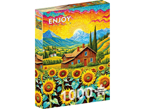 Puzzle - Puzzle 1000 piese Enjoy – Sunflower House