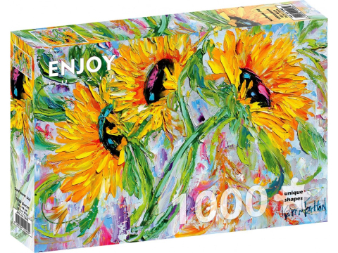 Puzzle 1000 piese - Puzzle 1000 piese Enjoy – Sunflower Joy